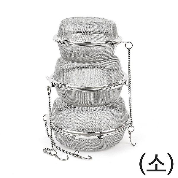  스텐 멸치 육수 다시통 다시망 소형 X2개 주방 거름망