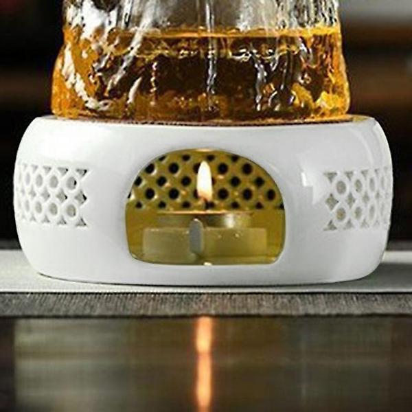  힐링퓨어 도자기 티워머(화이트) 차데우기 온도유지