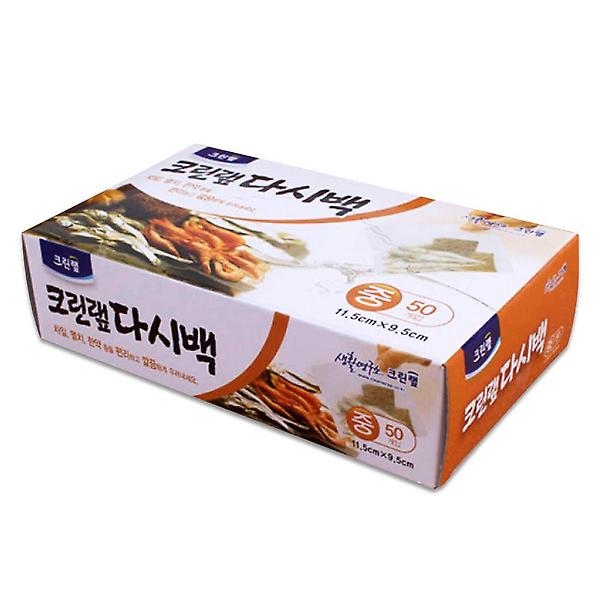  크린N 다시백 중형 50P 멸치 한약 차 원두 거름망
