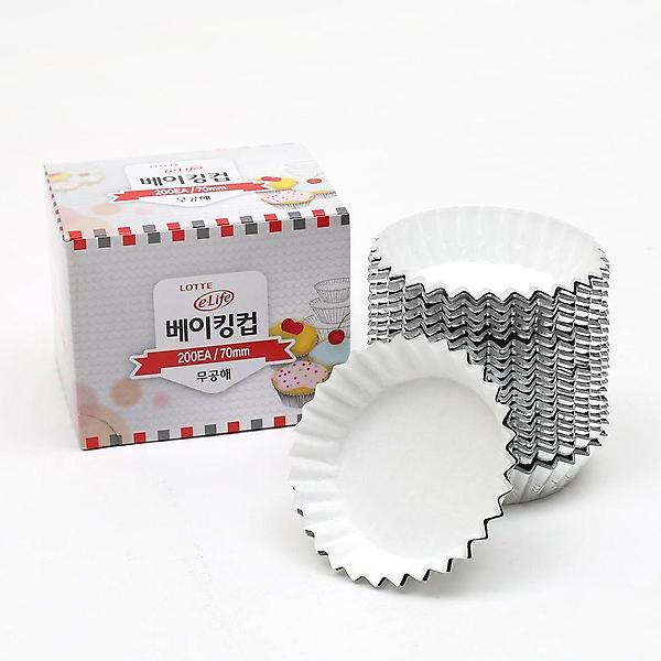  (이라이프) 은박 베이킹컵 200개입(7cm) 머핀컵