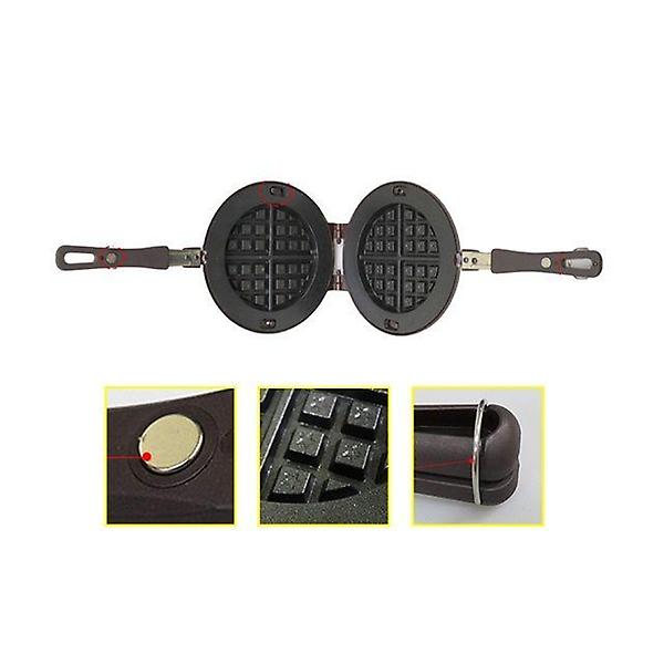  자석잠금 양면 와플팬 1p 간식팬 후라이팬