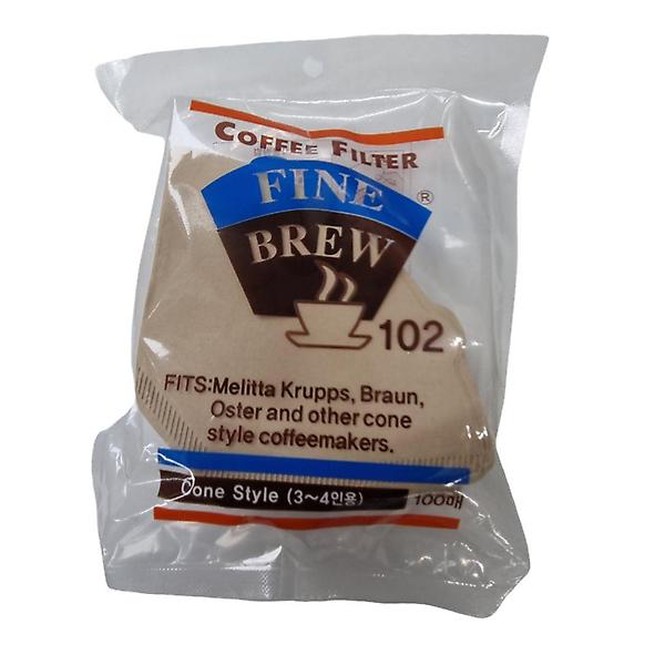  커피 필터 102 100매 핸드드립 홈카페 원두 여과지