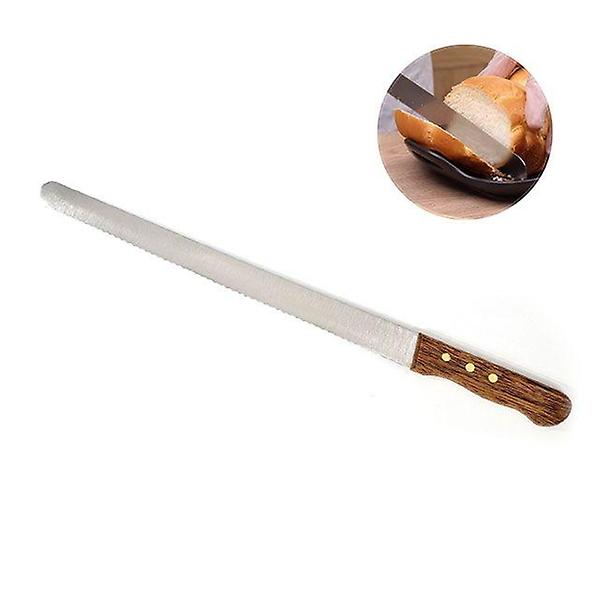  일본 우드핸들 식빵칼 바게트빵칼 빵칼 14인치
