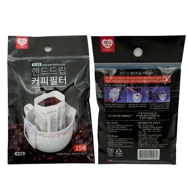  커피 필터 여과지 핸드드립 원두 거름망 15매