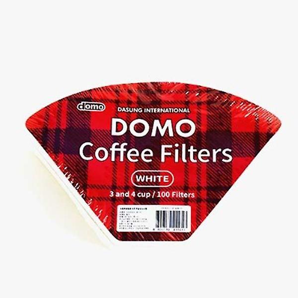  도모 커피여과지 커피필터 핸드드립 필터 1x4 100매