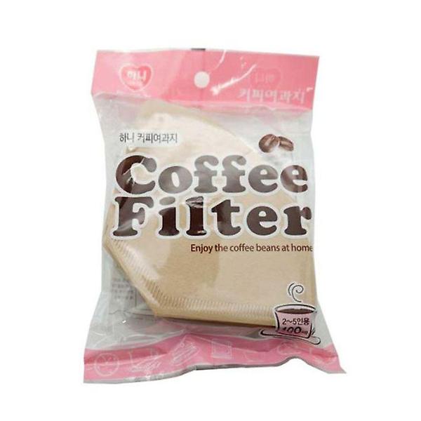  하니 커피 필터 여과지 핸드드립 원두 거름망 100매