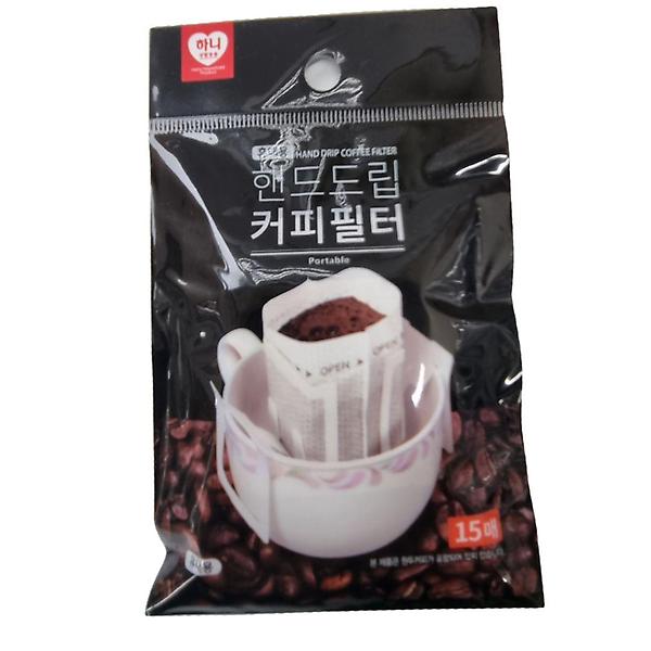  핸드드립 커피필터 여과지 카페인 원두 커피백