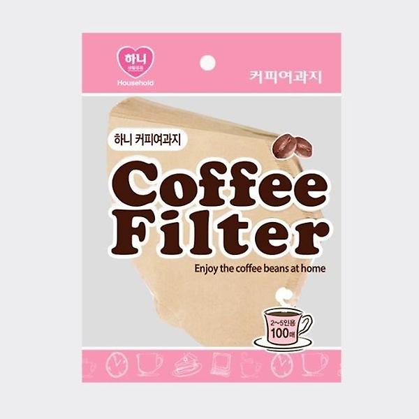 HANY 대용량 커피필터 여과지 (5-10인용) 40장입