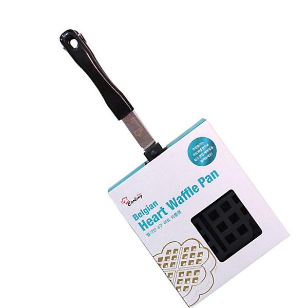  벨기안 4구 하트 와플팬 PST-005