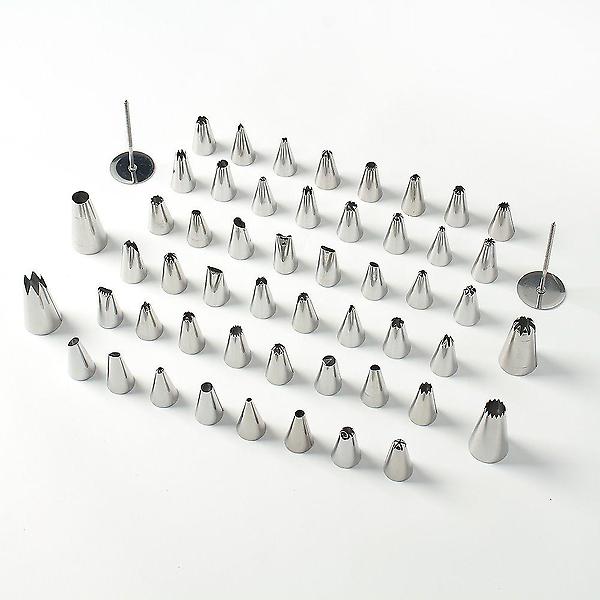  데코레이션 베이킹 깍지 52종 꽃받침 모양파이핑팁