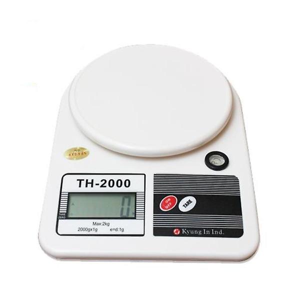  2kg 용량 전자저울 디지털주방저울 대형액정 조리저울