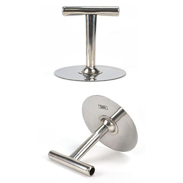  스텐손잡이 반죽 호떡 누르개 누르기 12.5x11cm 9호