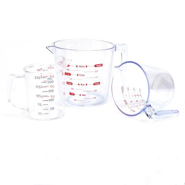  컬러눈금 투명 PC 손잡이 계량컵 DS-PC2000M (2L)