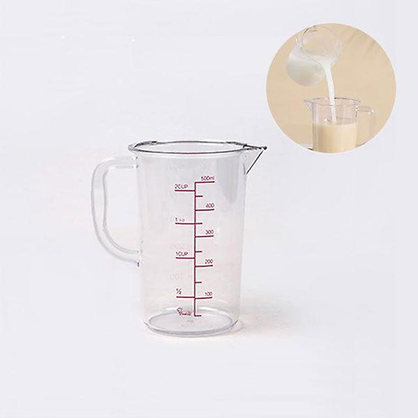  폴리카보네이트 베이킹용 손잡이 계량컵 비이커 500ml