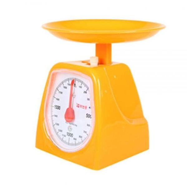  간편 주방 저울 2KG 오렌지 계량저울 주방저울
