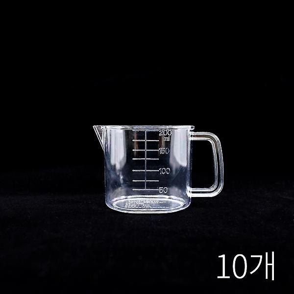 스내지 베이킹 아크릴 계량컵(10개) 200ml 0.2L