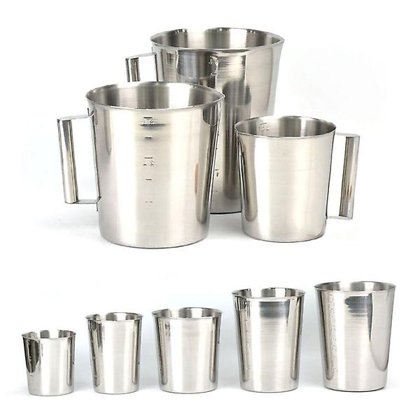  국산 스텐 304 손잡이 계량컵 비커컵 믹싱컵 1500cc