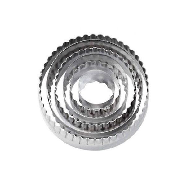  쿠킹의정석 베이킹 쿠키커터(주름원형)11P 1세트