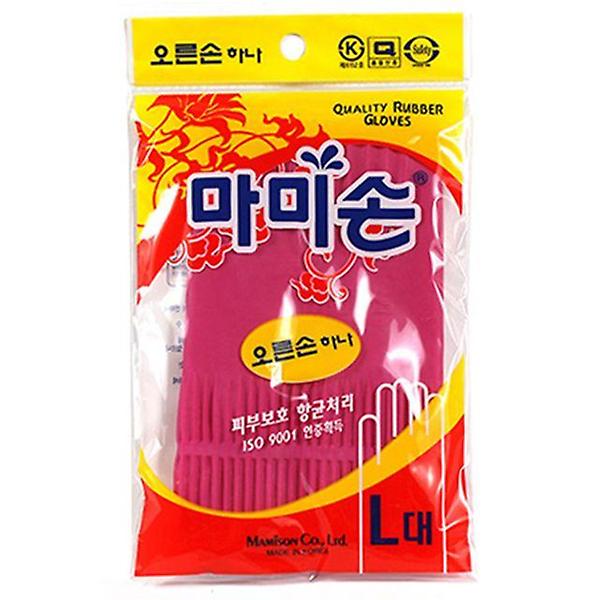  마미손 고무장갑 오른손 하나 L(대)x10켤레