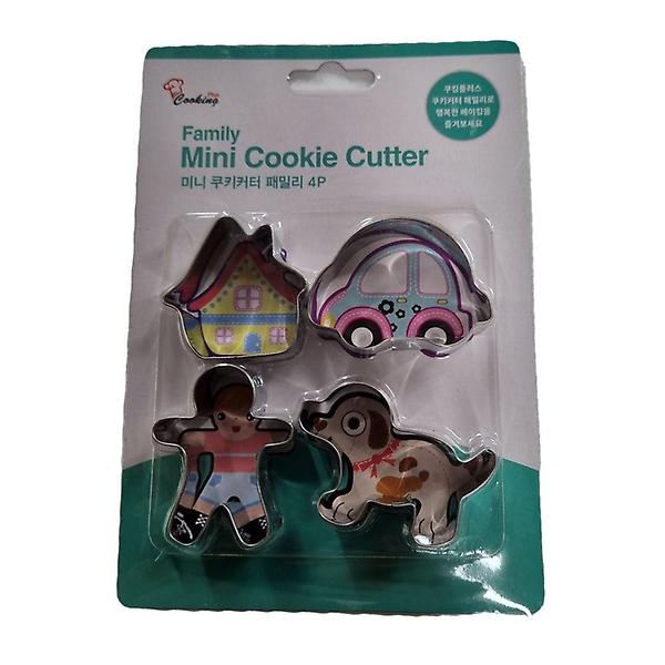  쿠킹플러스미니쿠키커터 4P