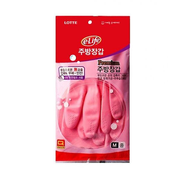  롯데주방장갑M 중(핑크)