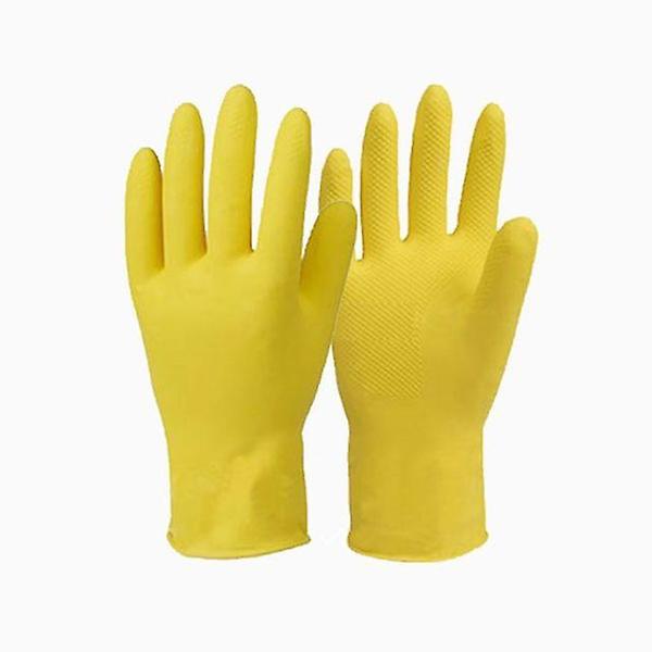  하얀손 미니 고무장갑 노란색 소형 10개