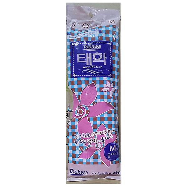  고무장갑 올A 중M 분홍 태화 x100개 주방 업소 식당