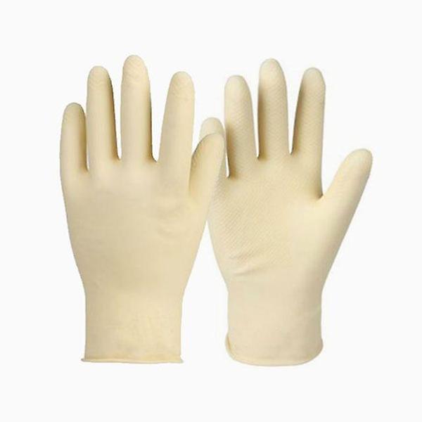  하얀손 미니 고무장갑 백색 소형 10개