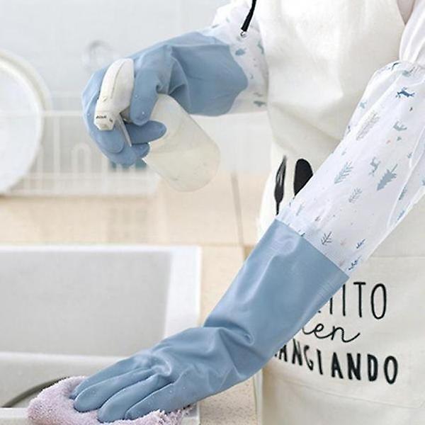  기모 긴 고무장갑 주방 김장 설거지 김장용 방한 겨울