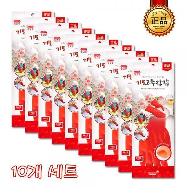  정품 종갓집 김장용 기모고무장갑 10켤레