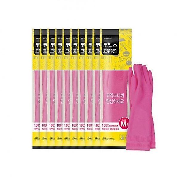  (set)코멕스 고무장갑(중) 10개