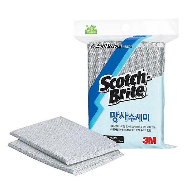  3M 스카치브라이트 NET-5 은색망사수세미 NET-5 5p