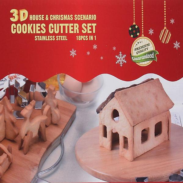  3D 입체 하우스 쿠키커터 18종세트