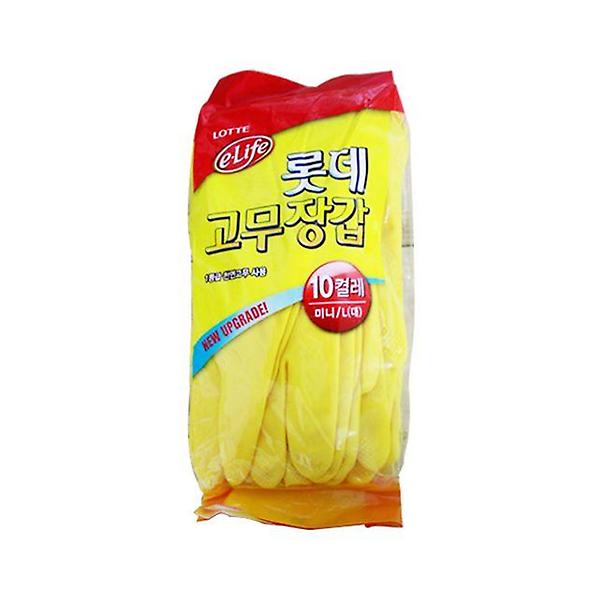  롯데고무장갑(미니_대)10켤레-노랑