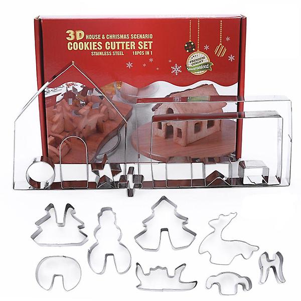  입체 쿠키모양틀 쿠키커터 스테인리스 18종