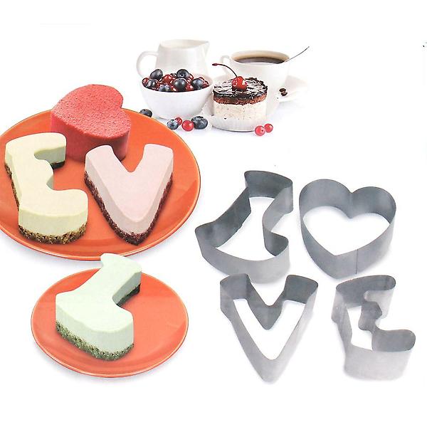  베이킹쿡 스텐 무스링 4종세트 케이크링 홈베이킹