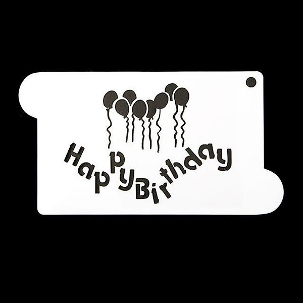  베이킹 스텐실 영문 도안 happy birthday