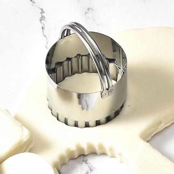  스텐 주름링 쿠키커터 5p세트 물결 웨이브 베이킹틀