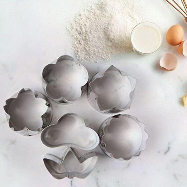  야채모양틀 스테인레스 케이크 소사이즈4p 30025