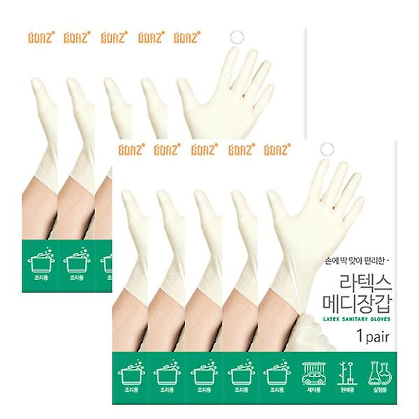  다용도 라텍스장갑 성인용 1매 10P 주방 메디 위생