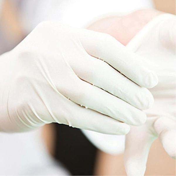 뛰어난 신축성 세라손 라텍스 미용장갑 10쌍 가정용