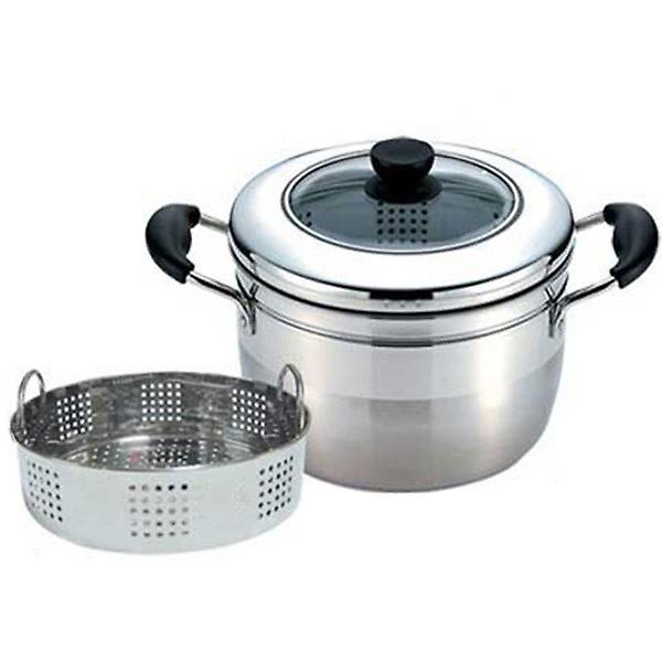  키친플라워 찜냄비 찜기 들통 곰솥 냄비 인덕션 22cm