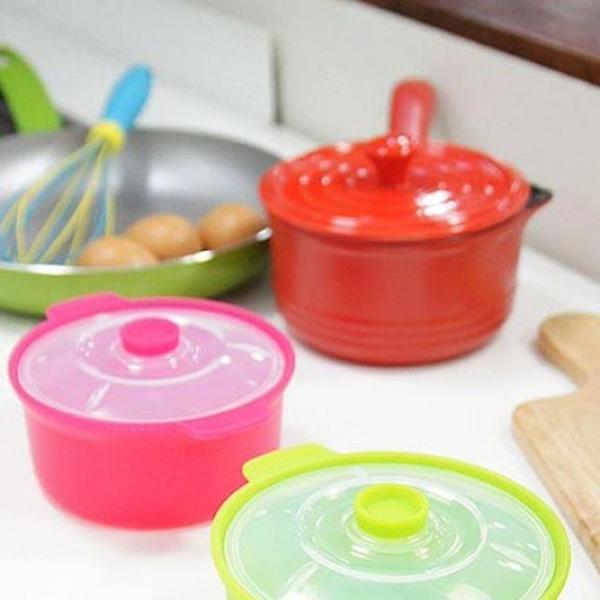  남은 국 찌개 보관도 좋은 루비나 실리콘 찜기 800ml