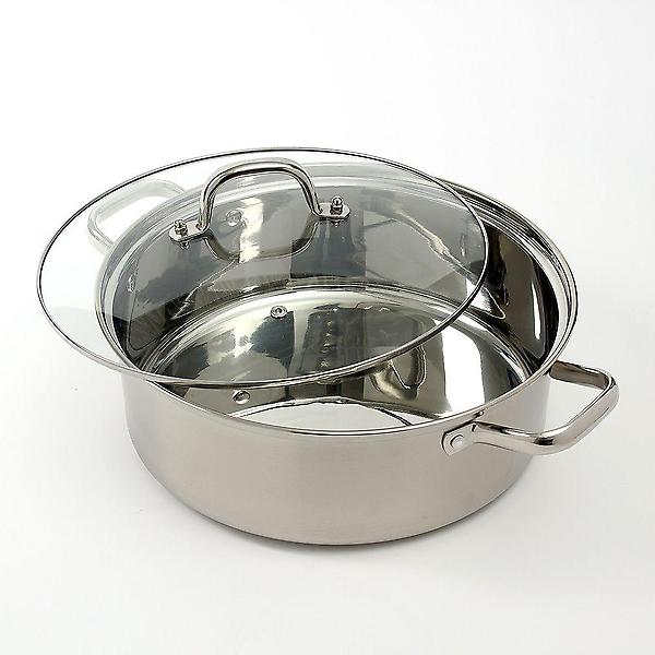  쿠플렉스 샤브샤브 전골냄비 스텐 부대찌개 캠핑냄비