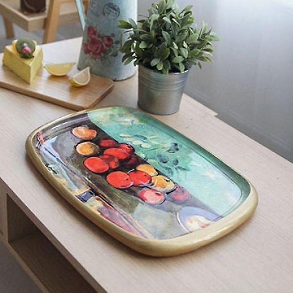  하나씩 붙여서 만드는 국내산 오동나무 사각쟁반