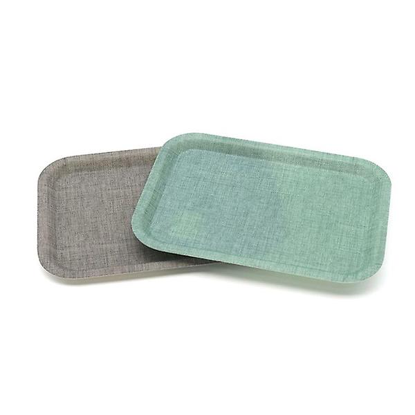  화이바 쟁반 논슬립 과일 쟁반 서빙 사각 트레이 중