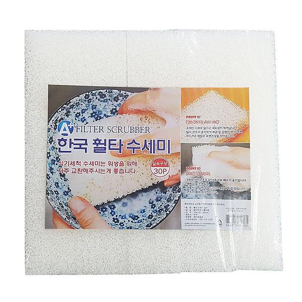 에이플 한국 휠타수세미 30개묶음