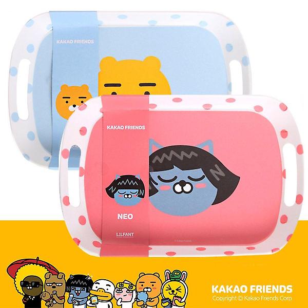 카카오프렌즈 단단한 카카오 노보핸들 쟁반 중형