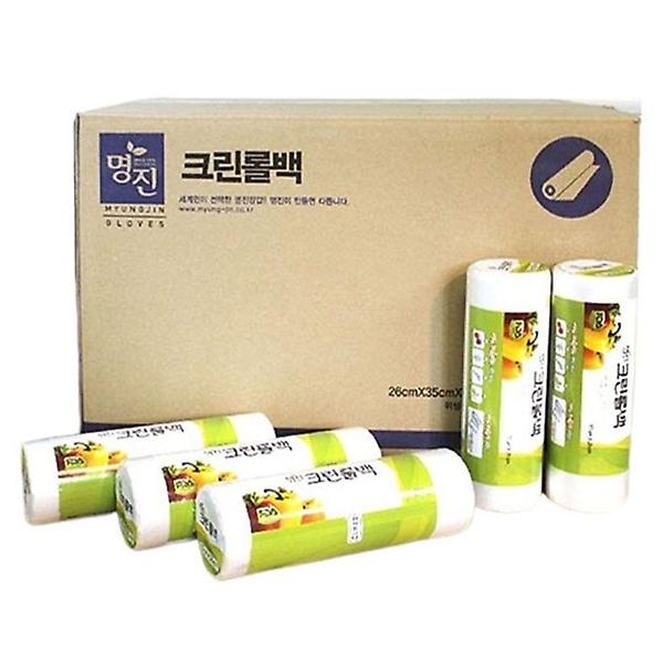  명진 크린 롤 위생백 17x25 500매 10개 위생팩 크린팩 크린백 위생백 위생보관함