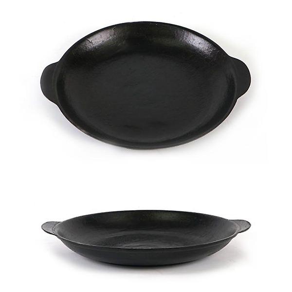  인덕션 가능 무쇠 구이팬 전골냄비 전골팬 30.5cm 2호